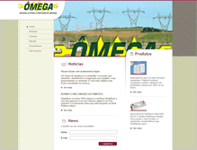 Tablet Screenshot of omegaeletrica.com.br